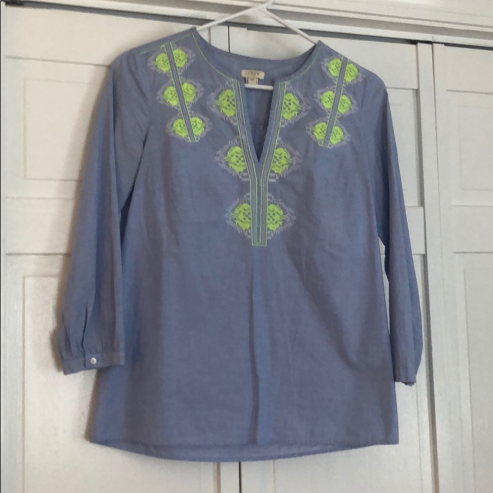 J. Crew tunic summer top